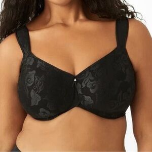 Wacoal Awareness 85567 Seamless Full Figure 44G Underwire Bra Smooth Support